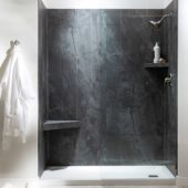 Cracked Slate Shower Wall Kit 32x60x78 | Quality Carpet Inc.