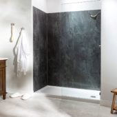 Cracked Slate Shower Wall Kit 36x36x78 | Quality Carpet Inc.