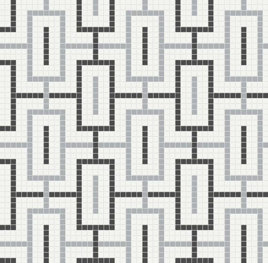 Dawn Blend Matte Chain Pattern Mosaic | Quality Carpet Inc.