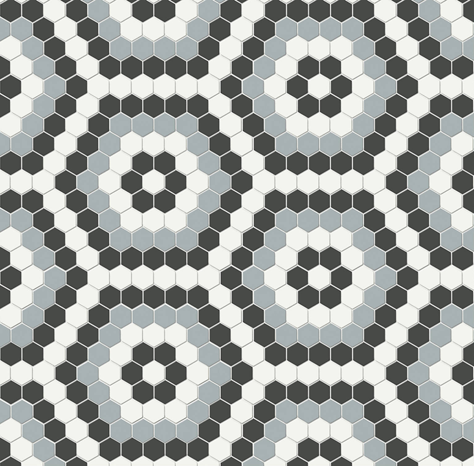 Dawn Blend Matte Hexagon Pattern Mosaic | Quality Carpet Inc.