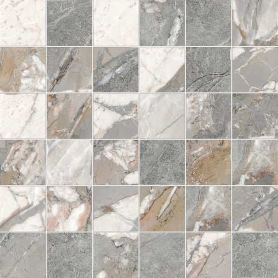 Dynasty Grey 2X2 Mosaic | Quality Carpet Inc.