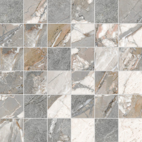 Dynasty Grey 2X2 Mosaic | Quality Carpet Inc.