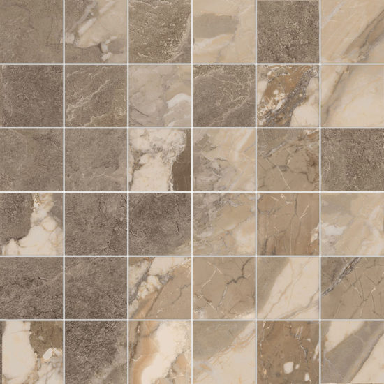 Dynasty Taupe 2X2 Mosaic | Quality Carpet Inc.