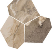 Dynasty Taupe Polished/Matte 11X12 Eggs Mosaic | Quality Carpet Inc.