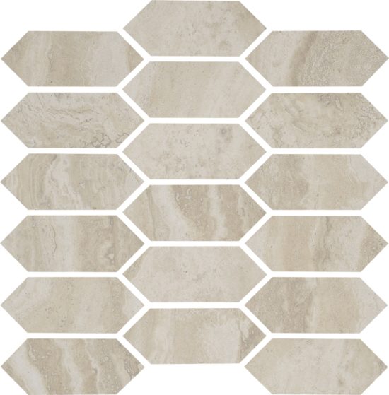 Essence Beige Picket Mosaic | Quality Carpet Inc.
