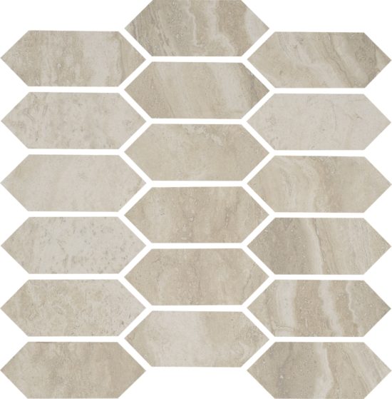 Essence Beige Picket Mosaic | Quality Carpet Inc.