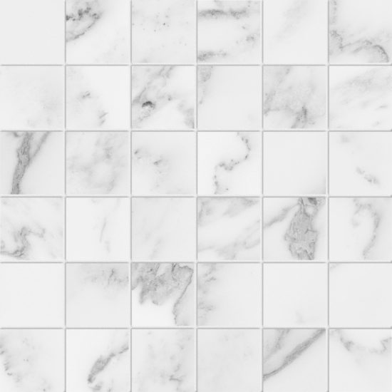 Florence 2X2 Bianco Matte Mosaic | Quality Carpet Inc.