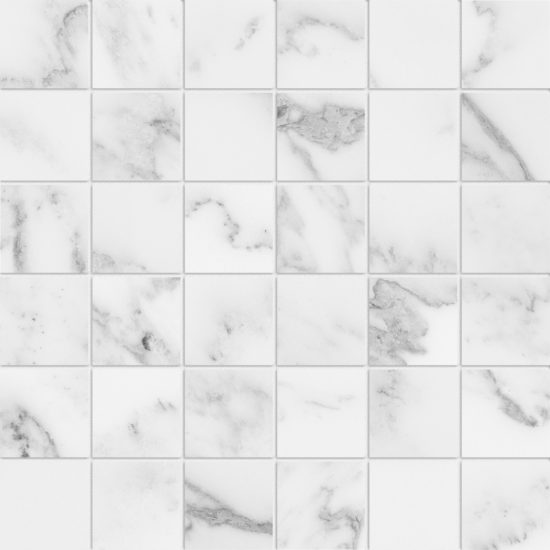 Florence 2X2 Bianco Matte Mosaic | Quality Carpet Inc.