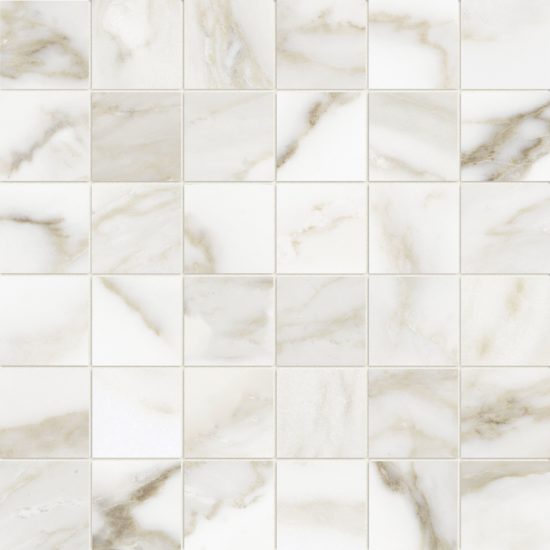 Florence 2X2 Calacatta Matte Mosaic | Quality Carpet Inc.
