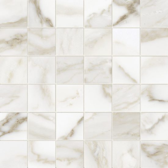 Florence 2X2 Calacatta Matte Mosaic | Quality Carpet Inc.