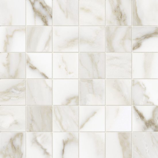 Florence 2X2 Calacatta Matte Mosaic | Quality Carpet Inc.