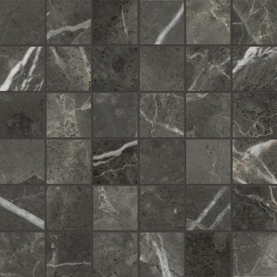 Florence 2X2 Carbon Matte Mosaic | Quality Carpet Inc.