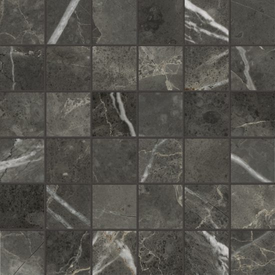 Florence 2X2 Carbon Matte Mosaic | Quality Carpet Inc.