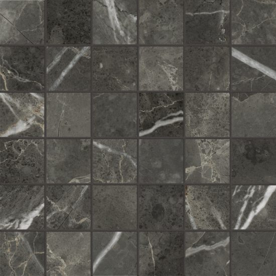 Florence 2X2 Carbon Matte Mosaic | Quality Carpet Inc.
