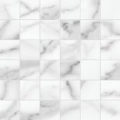 Florence 2X2 Statuario Matte Mosaic | Quality Carpet Inc.