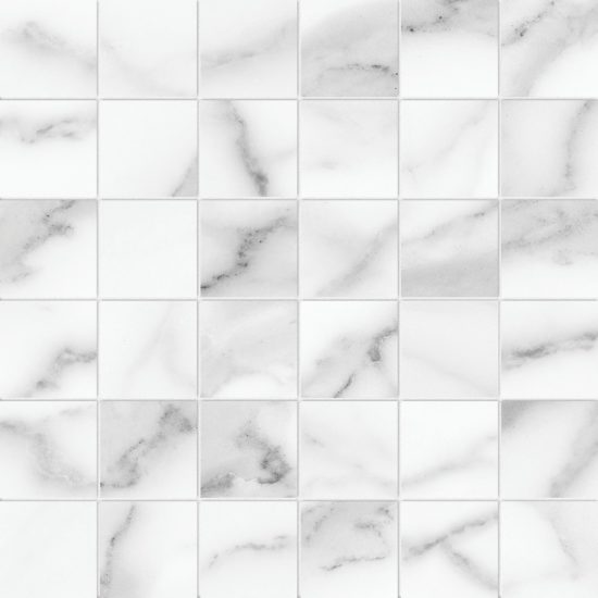 Florence 2X2 Statuario Matte Mosaic | Quality Carpet Inc.