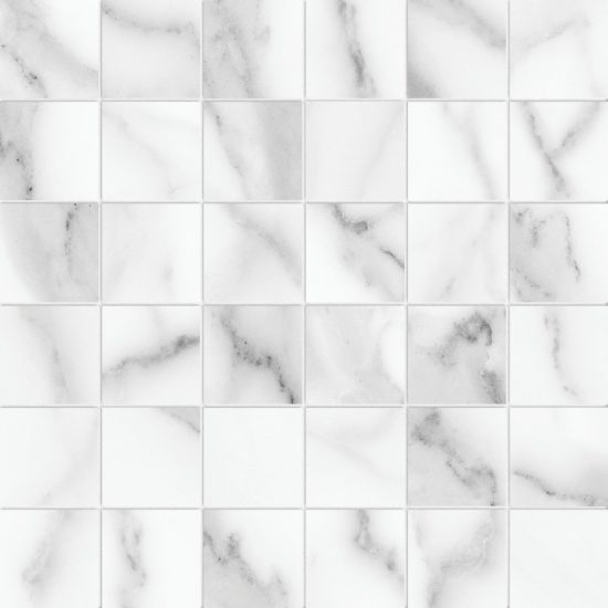 Florence 2X2 Statuario Matte Mosaic | Quality Carpet Inc.