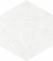 Form 5.5X6.3” White Hexagon | Quality Carpet Inc.