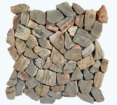 Fossil Wood Mini Opus Mix Beige Interlocking Mosaic | Quality Carpet Inc.