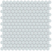 Ice Penny Round Mosaic | Quality Carpet Inc.