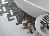 Lisbon 2x6" Graphite | Quality Carpet Inc.