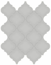 Loft Grey Glossy Arabesque Mosaic | Quality Carpet Inc.