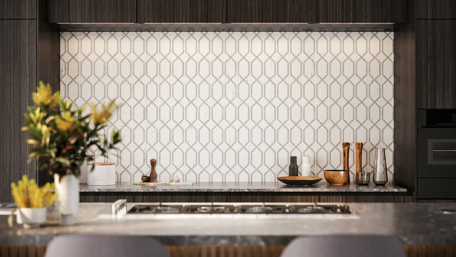 Luxury Statuario Venezia Modella Mosaic | Quality Carpet Inc.
