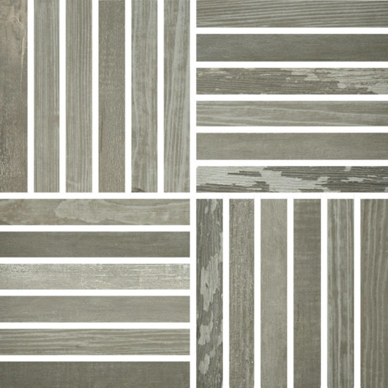 Madison Smoke 12X12 Strip Mosaic | Quality Carpet Inc.