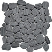 Marble Striped Sliced Tumbled Grey Interlocking Mosaic | Quality Carpet Inc.