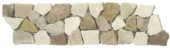 Onyx White/Red Opus Mosaic Interlocking Border | Quality Carpet Inc.