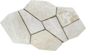 Opus White Marble Meshed Mounted Mosaic | Quality Carpet Inc.