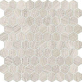 Polished 1" Passion Hex Mosaic | Quality Carpet Inc.