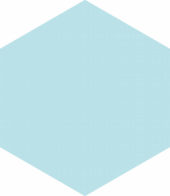 Ronda 5.5X6.3” Aqua Hexagon | Quality Carpet Inc.