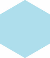 Ronda 5.5X6.3” Blue Hexagon | Quality Carpet Inc.