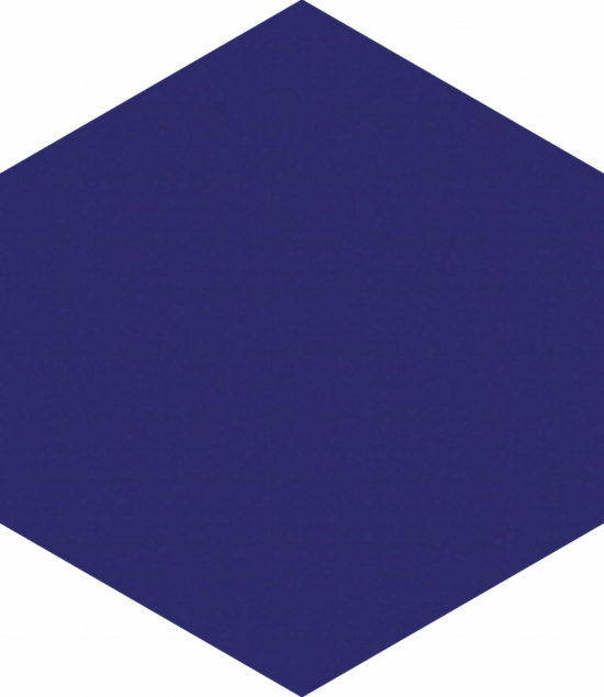 Ronda 5.5X6.3” Cobalt Hexagon | Quality Carpet Inc.
