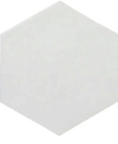 Ronda 5.5X6.3” White Hexagon | Quality Carpet Inc.