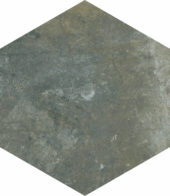 Seville 5.5X6.3” Black Hexagon | Quality Carpet Inc.