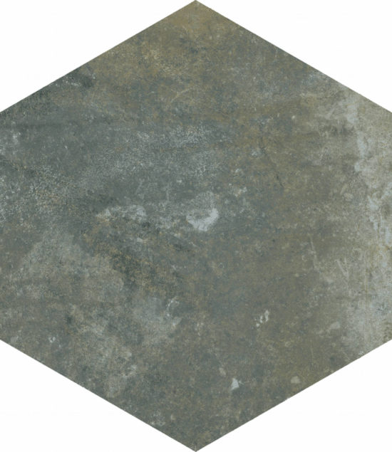 Seville 5.5X6.3” Black Hexagon | Quality Carpet Inc.