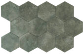 Seville 5.5X6.3” Black Hexagon | Quality Carpet Inc.