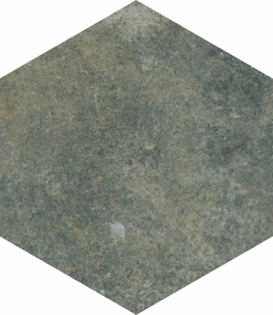 Seville 5.5X6.3” Black Hexagon | Quality Carpet Inc.
