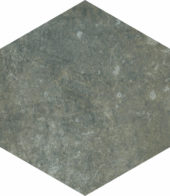 Seville 5.5X6.3” Black Hexagon | Quality Carpet Inc.
