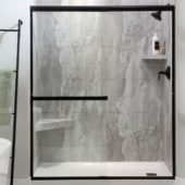 Smoky Sky Shower Wall Kit 32x60x78 | Quality Carpet Inc.