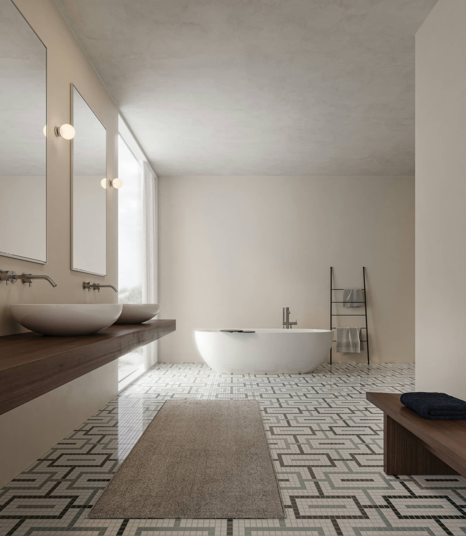 Traditions Dawn Chain Mosaic | Quality Carpet Inc.