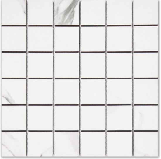 Treasure Statuario 2x2 Polished Mosaic | Quality Carpet Inc.