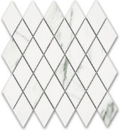 Treasure Statuario Polished Diamond Mosaic | Quality Carpet Inc.