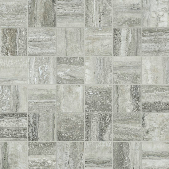 Treiste Travertini Honed 2X2 Mosaic | Quality Carpet Inc.