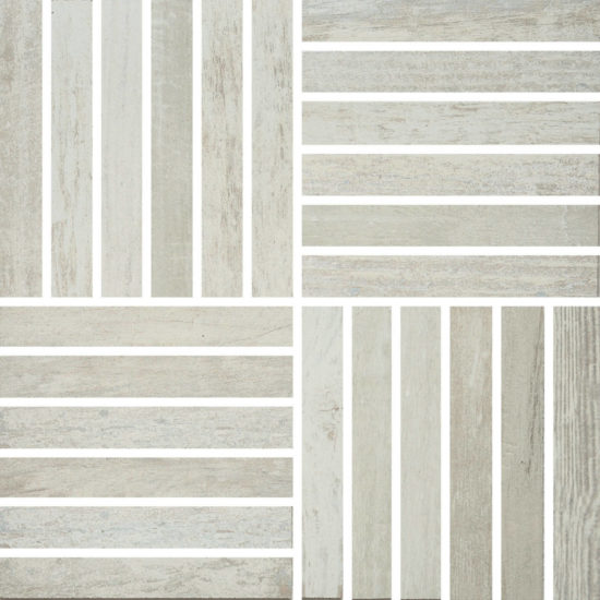 Tucson Ivory 12X12 Strip Mosaic | Quality Carpet Inc.