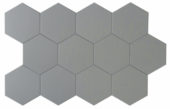 Vida 5.5X6.3” Grey Hexagon | Quality Carpet Inc.