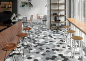 Vida 5.5X6.3” Grey Hexagon | Quality Carpet Inc.
