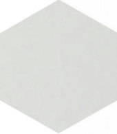 Vida 5.5X6.3” White Hexagon | Quality Carpet Inc.